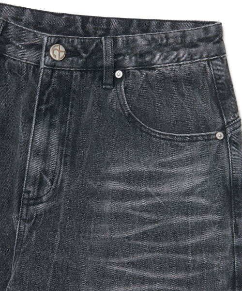 NOMANUAL(NOMANUAL)の「WASHED JUMBO DENIM PANTS - WASHED GRAY(デニムパンツ・レディース・その他・SMALL/MEDIUM/X-LARGE/LARGE)」の6枚目の写真