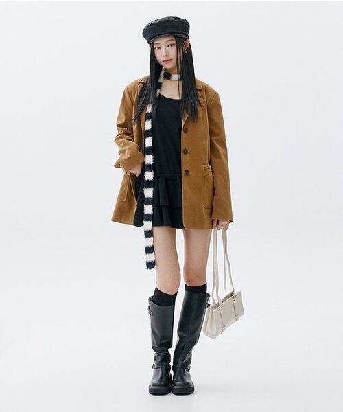 RENSE(レンセ)の「Frill Layered Long Sleeve Black(Tシャツ/カットソー・レディース・その他・FREE)」の6枚目の写真