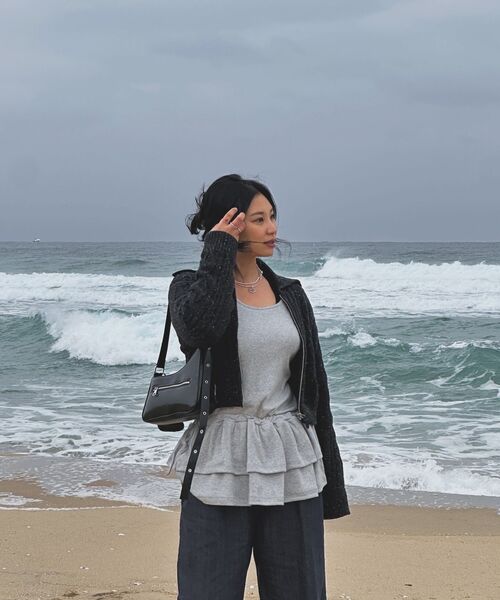 RENSE(レンセ)の「Frill Layered Long Sleeve Black(Tシャツ/カットソー・レディース・その他・FREE)」の7枚目の写真
