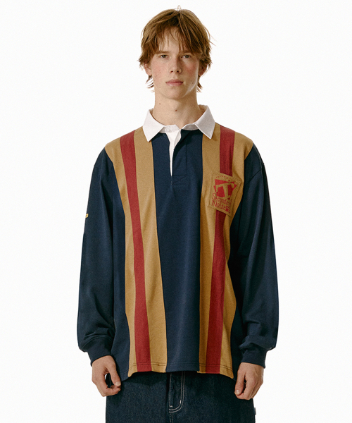 T37 Overtone Rugby Shirt Navy