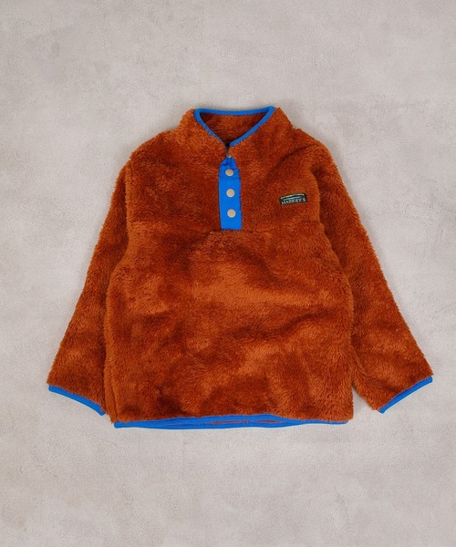 MARKEY'S（マーキーズ）の「ボアフリーススナップジャケット（その他アウター・キッズ・チャコール/イエロー/オレンジ/グリーン・90/100/110/120/130/140/150）」の6枚目の写真