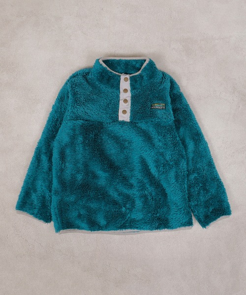 MARKEY'S（マーキーズ）の「ボアフリーススナップジャケット（その他アウター・キッズ・チャコール/イエロー/オレンジ/グリーン・90/100/110/120/130/140/150）」の7枚目の写真