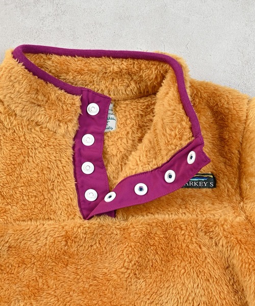 MARKEY'S（マーキーズ）の「ボアフリーススナップジャケット（その他アウター・キッズ・チャコール/イエロー/オレンジ/グリーン・90/100/110/120/130/140/150）」の18枚目の写真