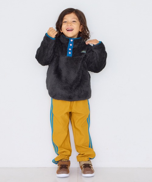 MARKEY'S（マーキーズ）の「ボアフリーススナップジャケット（その他アウター・キッズ・チャコール/イエロー/オレンジ/グリーン・90/100/110/120/130/140/150）」の13枚目の写真