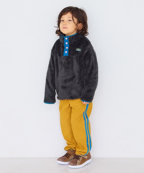 MARKEY'S（マーキーズ）の「ボアフリーススナップジャケット（その他アウター・キッズ・チャコール/イエロー/オレンジ/グリーン・90/100/110/120/130/140/150）」の14枚目の写真