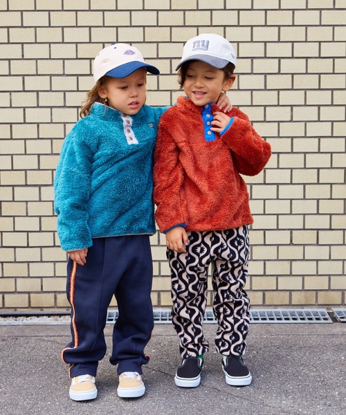 MARKEY'S（マーキーズ）の「ボアフリーススナップジャケット（その他アウター・キッズ・チャコール/イエロー/オレンジ/グリーン・90/100/110/120/130/140/150）」の9枚目の写真