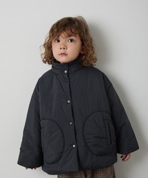 riziere（リジェール）の「撥水加工サークルポケット中綿コート（フード取り外し可能）（その他アウター）」