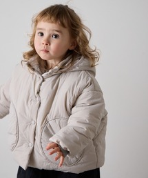 riziere | 撥水加工サークルポケット中綿コート（フード取り外し可能）(その他アウター)