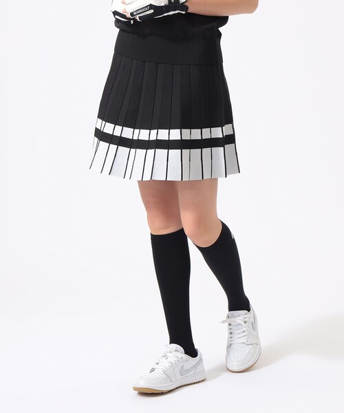 BEAMS GOLF｜ビームスゴルフのスカート（ブラック/黒色系・プリーツ
