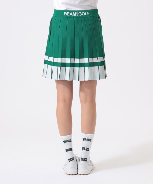 BEAMS GOLF(ビームスゴルフ)の「ORANGE LABEL / ニット プリーツ風 スカート(スカート・レディース・グリーン/ブラック/ホワイト・SMALL/LARGE/MEDIUM)」の13枚目の写真
