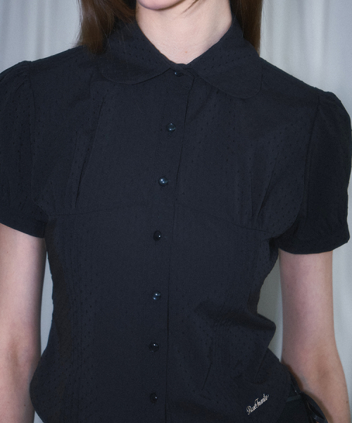 ROSEFRANTZ（ロゼフランツ）の「Dot Round Collar Blouse [Black]（シャツ/ブラウス・レディース・ブラック・SMALL/MEDIUM）」の3枚目の写真