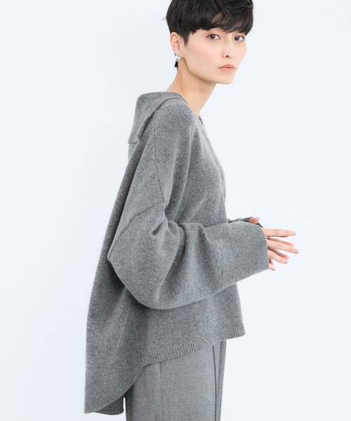 BARNYARDSTORM(バンヤードストーム)の「BARNYARDSTORM / セーラースキッパーニット(ニット/セーター・レディース・グレー/キャメル・FREE)」の13枚目の写真