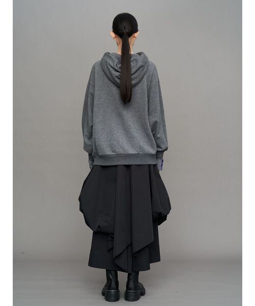 UN3D.（アンスリード）の「ARM COVER DOCKING HOODIE / アームカバードッキングフーディー（パーカー・レディース・ホワイト/ブラック/グレー・44/38）」の8枚目の写真