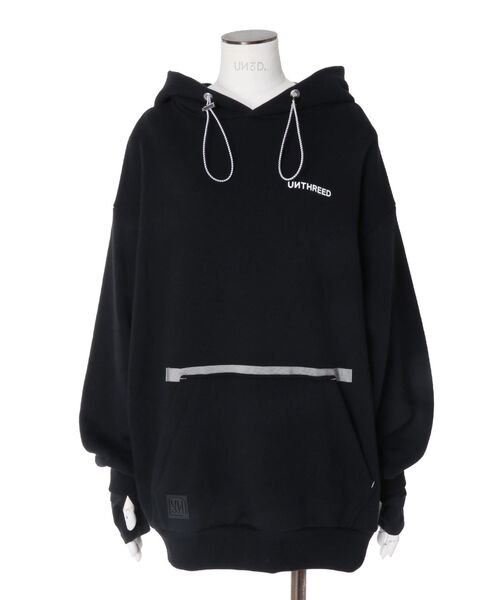 UN3D.（アンスリード）の「ARM COVER DOCKING HOODIE / アームカバードッキングフーディー（パーカー・レディース・ホワイト/ブラック/グレー・44/38）」の18枚目の写真