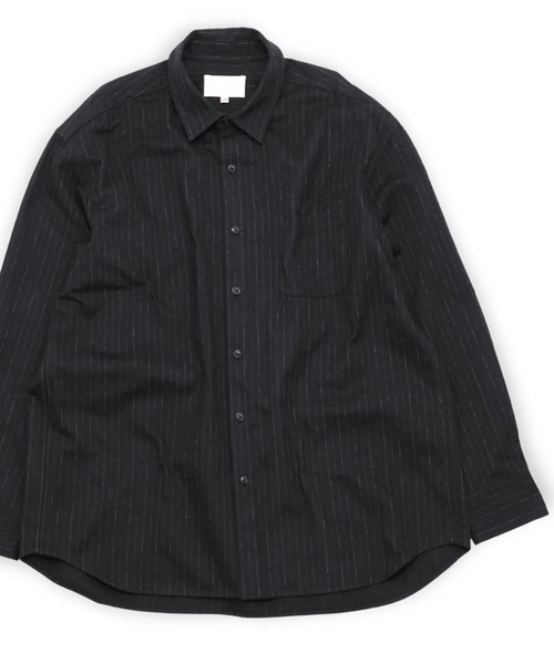 yoko sakamoto(ヨーコサカモト)の「【YOKO SAKAMOTO】 REGULAR COLLAR SHIRT(シャツ/ブラウス・メンズ・ブラック・SMALL)」の1枚目の写真