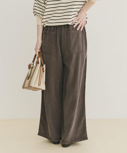 ITEMS URBANRESEARCH(アイテムズ アーバンリサーチ)の「リラクシーイージーパンツ(その他パンツ・レディース・ブラウン/チャコールグレー/グレー系その他・FREE)」の22枚目の写真