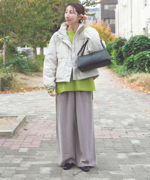 ITEMS URBANRESEARCH(アイテムズ アーバンリサーチ)の「リラクシーイージーパンツ(その他パンツ・レディース・ブラウン/チャコールグレー/グレー系その他・FREE)」の7枚目の写真