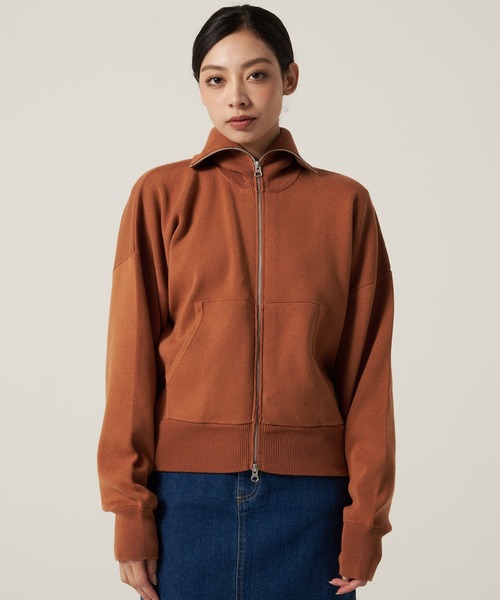 Eddie Bauer（エディーバウアー）の「コージー フルジップ セーター（ニット/セーター・レディース・ネイビー/アイボリー/ダークオレンジ・L/M/XL/S）」の9枚目の写真