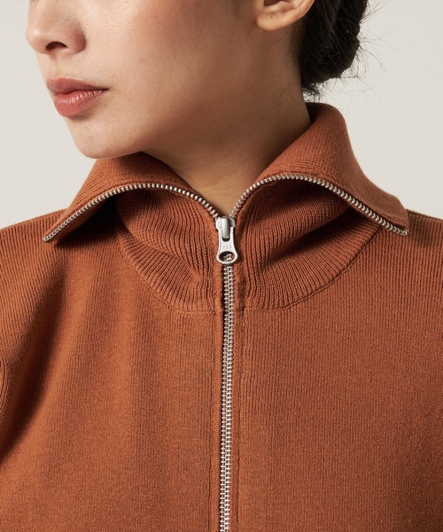 Eddie Bauer（エディーバウアー）の「コージー フルジップ セーター（ニット/セーター・レディース・ネイビー/アイボリー/ダークオレンジ・L/M/XL/S）」の12枚目の写真