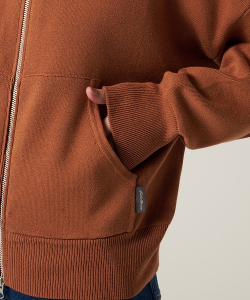 Eddie Bauer（エディーバウアー）の「コージー フルジップ セーター（ニット/セーター・レディース・ネイビー/アイボリー/ダークオレンジ・L/M/XL/S）」の14枚目の写真