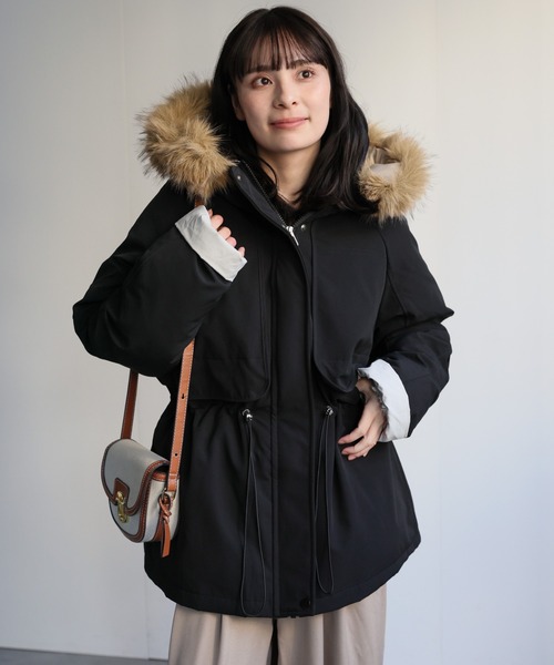 model：156cm　着用サイズ：FREE