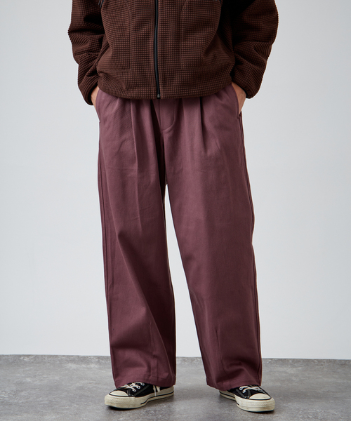 B.C STOCK（ベーセーストック）の「コットン オーバースリーピングパンツ（その他パンツ・メンズ・アイボリー/ブラック/グリーン/ブラウン・FREE）」の3枚目の写真