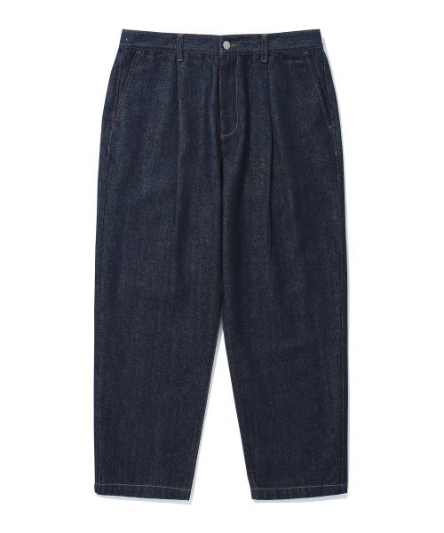 COVERNAT(カバーナット)の「デニムワンタックテーパードパンツインディゴ(デニムパンツ・レディース・その他・LARGE/MEDIUM/SMALL/X-LARGE)」の1枚目の写真