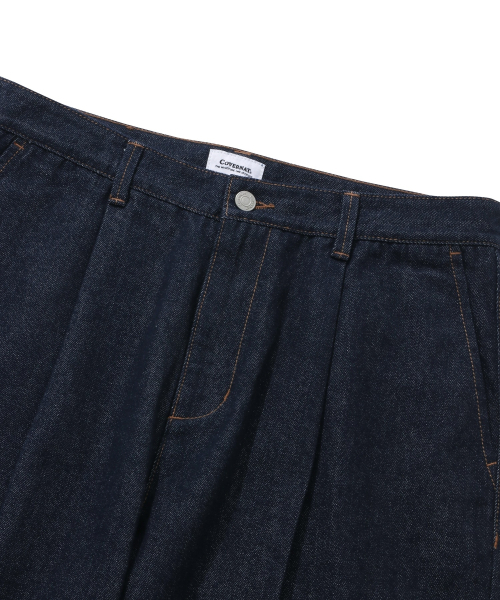 COVERNAT(カバーナット)の「デニムワンタックテーパードパンツインディゴ(デニムパンツ・レディース・その他・LARGE/MEDIUM/SMALL/X-LARGE)」の3枚目の写真