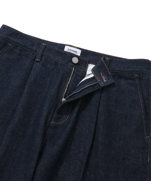 COVERNAT(カバーナット)の「デニムワンタックテーパードパンツインディゴ(デニムパンツ・レディース・その他・LARGE/MEDIUM/SMALL/X-LARGE)」の4枚目の写真