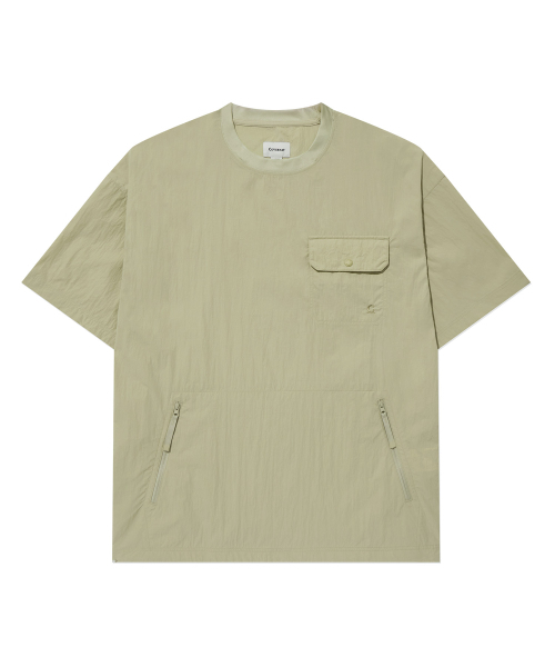 COVERNAT(カバーナット)の「ウーブンユーティリティTシャツBeige(Tシャツ/カットソー・レディース・その他・SMALL/MEDIUM/LARGE/X-LARGE/XX-LARGE)」の2枚目の写真