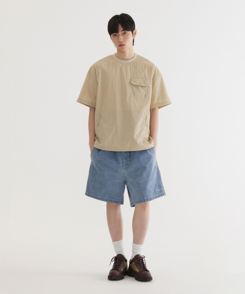 COVERNAT(カバーナット)の「ウーブンユーティリティTシャツBeige(Tシャツ/カットソー・レディース・その他・SMALL/MEDIUM/LARGE/X-LARGE/XX-LARGE)」の4枚目の写真