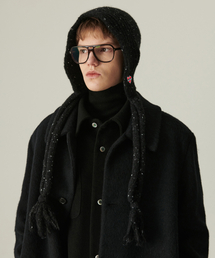 Beyond Closet（-）の「ノマンティックフォークストリングニットビーニー ブラック（ニットキャップ/ビーニー）」