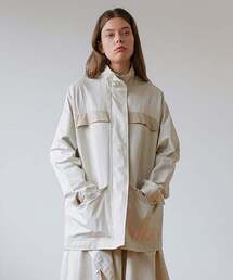 MODERNABLE（モダンエイブル）の「マニッシュウォッシングポイントジャケット - アイボリー（ミリタリージャケット）」