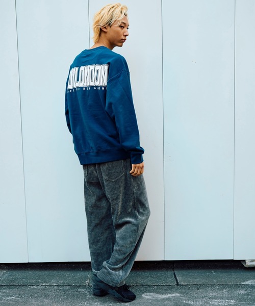 BOY LONDON(ボーイロンドン)の「【BOY LONDON】EAGLE EMBROIDERY CREW SWEAT(Tシャツ/カットソー・メンズ・ブルー・MEDIUM/X-LARGE/LARGE)」の2枚目の写真