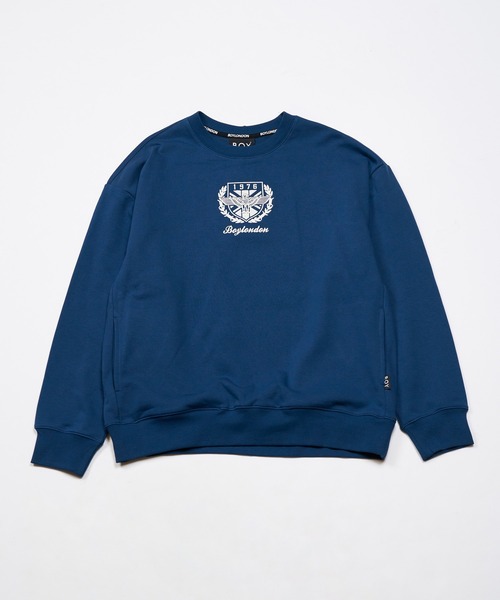 BOY LONDON(ボーイロンドン)の「【BOY LONDON】EAGLE EMBROIDERY CREW SWEAT(Tシャツ/カットソー・メンズ・ブルー・MEDIUM/X-LARGE/LARGE)」の4枚目の写真