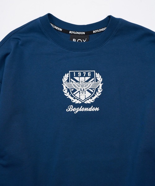 BOY LONDON(ボーイロンドン)の「【BOY LONDON】EAGLE EMBROIDERY CREW SWEAT(Tシャツ/カットソー・メンズ・ブルー・MEDIUM/X-LARGE/LARGE)」の6枚目の写真