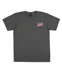 キャリー ロゴ チャコールピンク 半袖Tシャツ