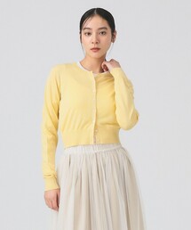 Ray BEAMS | 14ゲージ ショート丈 クルーネック カーディガン(カーディガン/ボレロ)