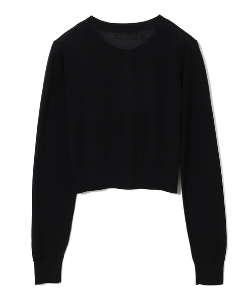 Ray BEAMS（レイビームス）の「14ゲージ ショート丈 クルーネック カーディガン（カーディガン/ボレロ・レディース・サックスブルー/イエロー/ブラック・ONE SIZE）」の20枚目の写真