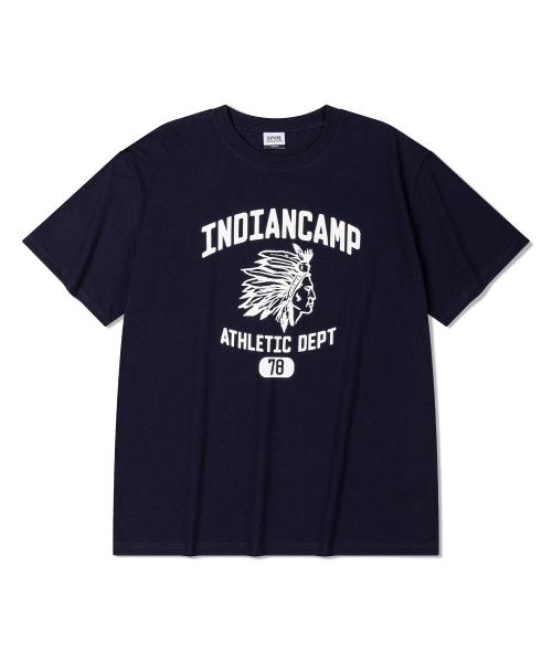 DE GRAND MATIN（ディグランドマーティン）の「INDIANCAMP_NAVY（Tシャツ/カットソー・レディース・その他・LARGE/MEDIUM）」の2枚目の写真