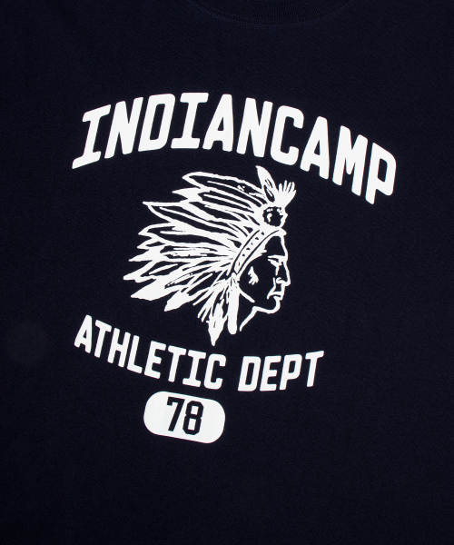DE GRAND MATIN（ディグランドマーティン）の「INDIANCAMP_NAVY（Tシャツ/カットソー・レディース・その他・LARGE/MEDIUM）」の4枚目の写真