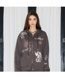L19 ANGEL HOOD ZIP-UP(CHARCOAL)