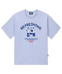 REFRESHING FRIENDS GRAPHIC Tシャツ - パープル