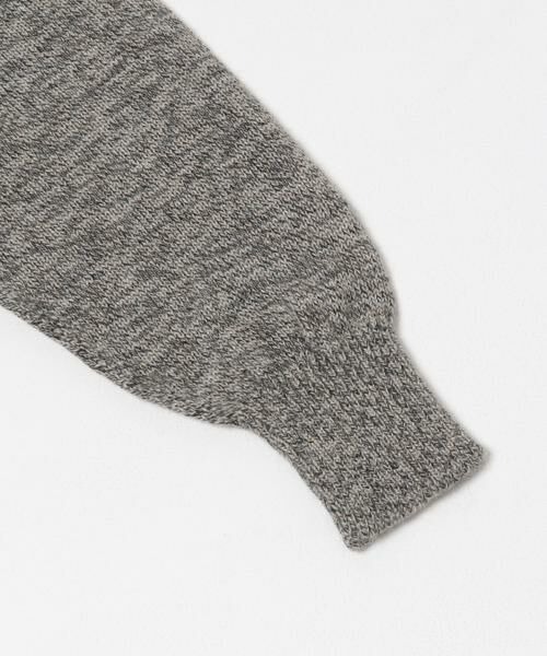 crepuscule(クレプスキュール)の「【crepuscule/クレプスキュール】W/G Alpaca Pullover(ニット/セーター・メンズ・ベージュ/ブラック/グレー・2/1)」の8枚目の写真