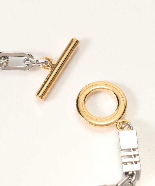 Jieda（ジエダ）の「JIEDA / ジエダ SWITCHING BRACELET-A（ブレスレット・メンズ・ゴールド/シルバー・FREE）」の4枚目の写真