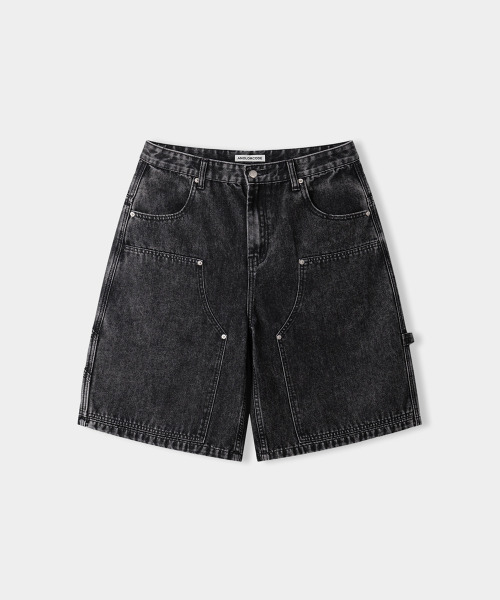 ANOLORCODE(アノローコード)の「センサーブルカーペンターハーフデニムパンツ(黒青)(その他パンツ・レディース・その他・SMALL/MEDIUM/LARGE)」の16枚目の写真
