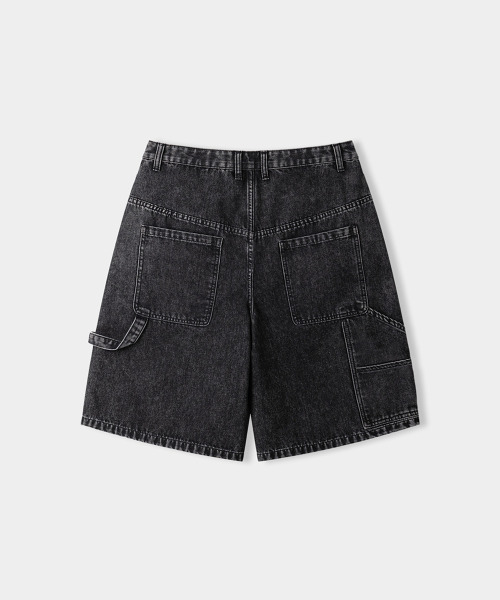 ANOLORCODE(アノローコード)の「センサーブルカーペンターハーフデニムパンツ(黒青)(その他パンツ・レディース・その他・SMALL/MEDIUM/LARGE)」の15枚目の写真