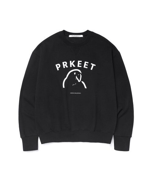 PARAKEET(パラキート)の「パラキット スウェットシャツ (ブラック)(スウェット・メンズ・その他・MEDIUM/LARGE)」の1枚目の写真