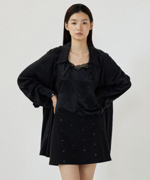 HOWUS（ホワス）の「SIKEN ROBE JACKET (ASH BLACK)（その他アウター）」