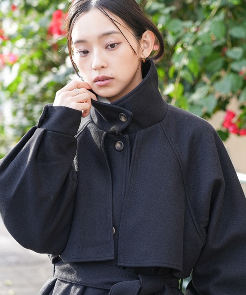 mili an deni(ミリアンデニ)の「アレンジカラーシングルロングコート(その他アウター・レディース・ブラック/ブラウン・M)」の19枚目の写真